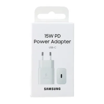 Cargador de pared Samsung EP-T1510NWEGEU USB-C Blanco 15W