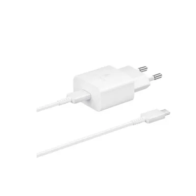Cargador de pared Samsung EP-T1510XWEGEU USB-C Blanco (Cable USB-C)