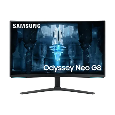Monitor Samsung G85NB 32" 4K UHD 3840x2160 240Hz VA Curvo Mini LED Blanco
