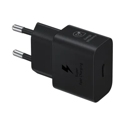 Cargador de pared Samsung EP-T2510XBEGEU USB-C Negro 25W (Cable USB-C)