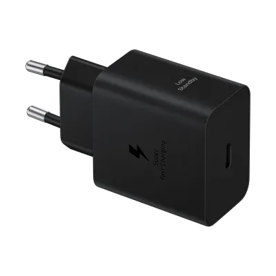 Cargador de pared Samsung EP-T4511XBEGEU USB-C Negro 45W (Cable USB-C)