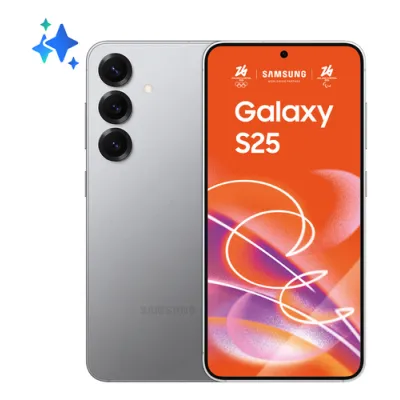 Móvil Samsung Galaxy S25 6.2" Snapdragon 8 Elite 12GB 128GB Plata