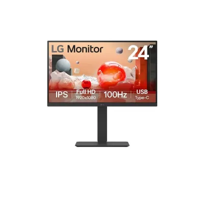 Monitor LG 24BA650 23.8" Full HD IPS 100Hz Negro