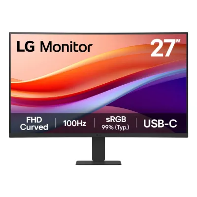 Monitor LG 27U421A-B 27" Full HD 1920x1080 VA 100Hz Curvo