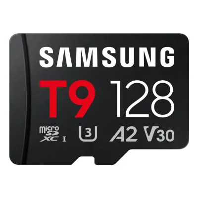 Tarjeta de memoria Samsung T9 128GB microSD
