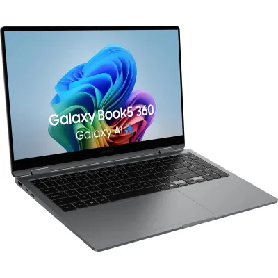 Portátil Samsung Galaxy Book5 360 15.6" Intel Core Ultra 5 226V 16GB 512GB SSD Windows 11 Pro Gris