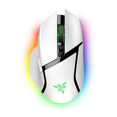 Ratón Razer Basilisk V3 Pro Con cable Inalámbrico Bluetooth Blanco