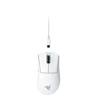 Ratón Razer DeathAdder V4 Pro Con cable Inalámbrico Blanco