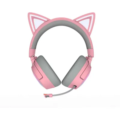 Auriculares Razer Kraken Kitty V3 Pro Quartz Diadema Bluetooth USB-A Rosa
