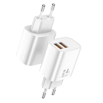 Cargador de pared Qcharx international APOLO 2.4A USB-A Blanco 2W