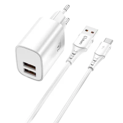 Cargador de pared Qcharx international Apolo USB-C Blanco 12W